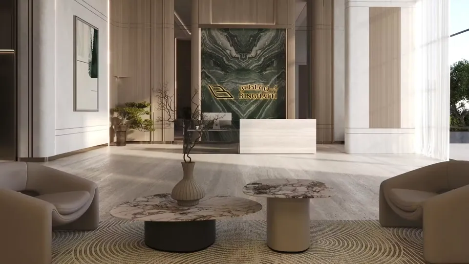 Binghatti Amberhall: interior living, photo 7 of 12