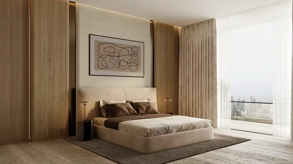 Binghatti Amberhall: interior bedroom, photo 8 of 12