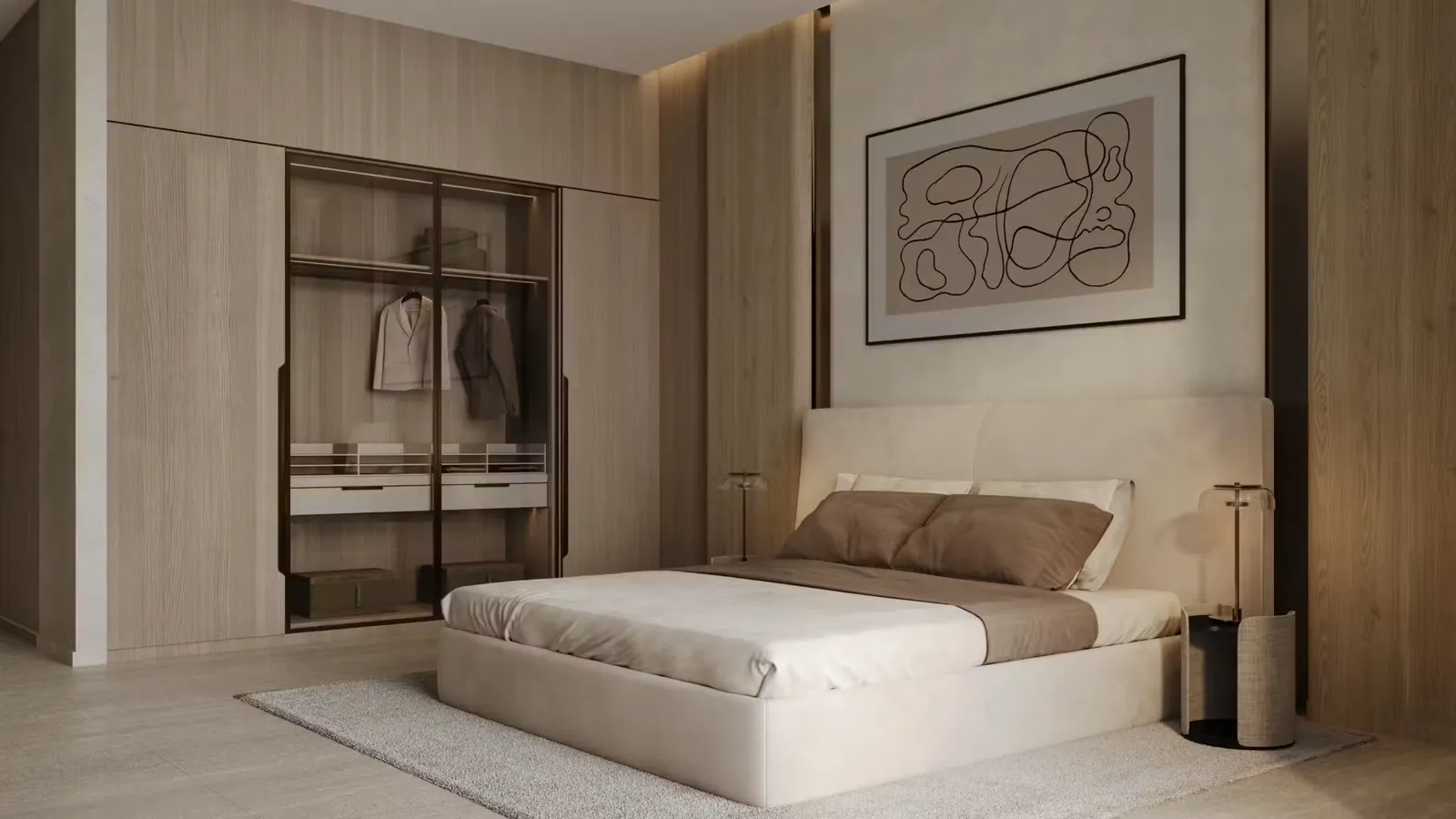 Binghatti Amberhall: interior bedroom, photo 9 of 12