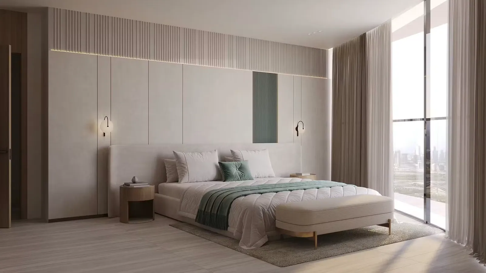 Binghatti Aquarise: interior living, photo 7 of 12