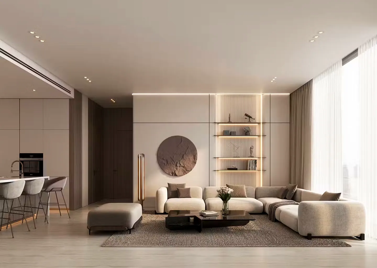Binghatti Elite: interior living, photo 6 of 12