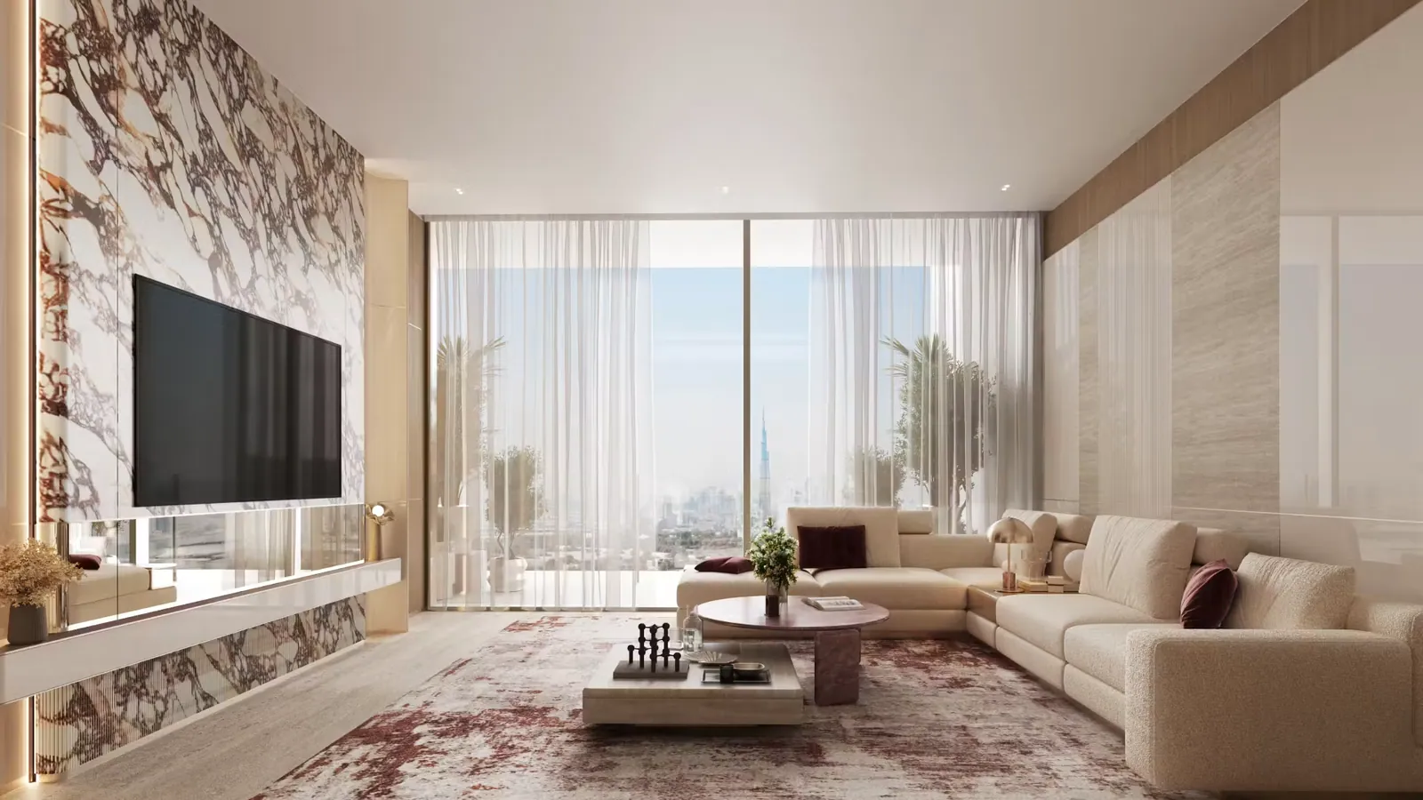 Binghatti Etherea: interior living, photo 5 of 12