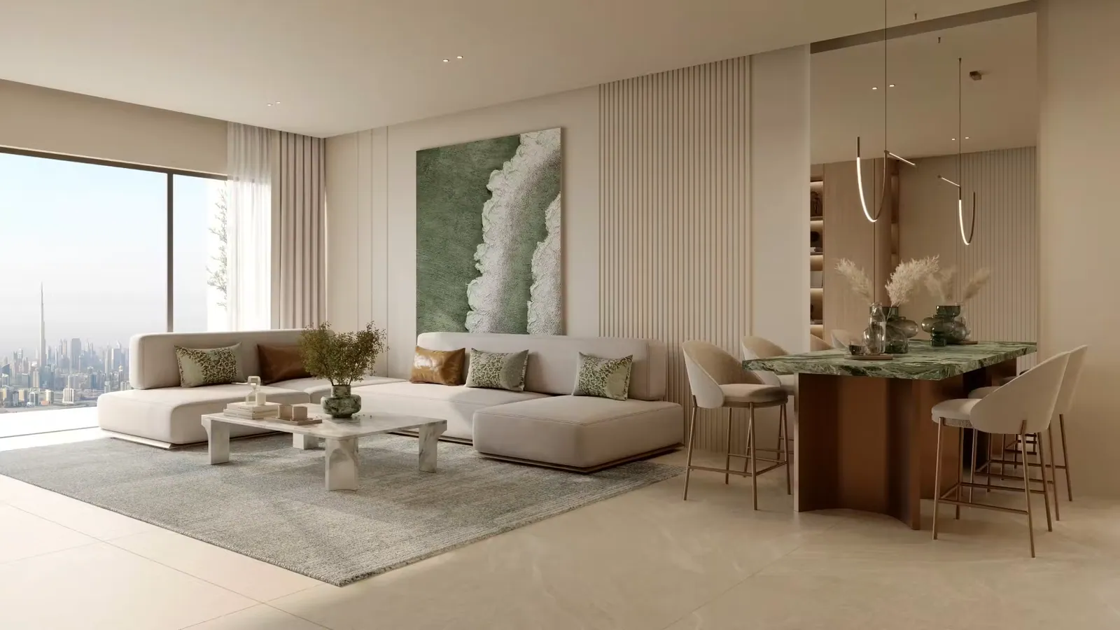 Binghatti Hillcrest: interior living, photo 7 of 12