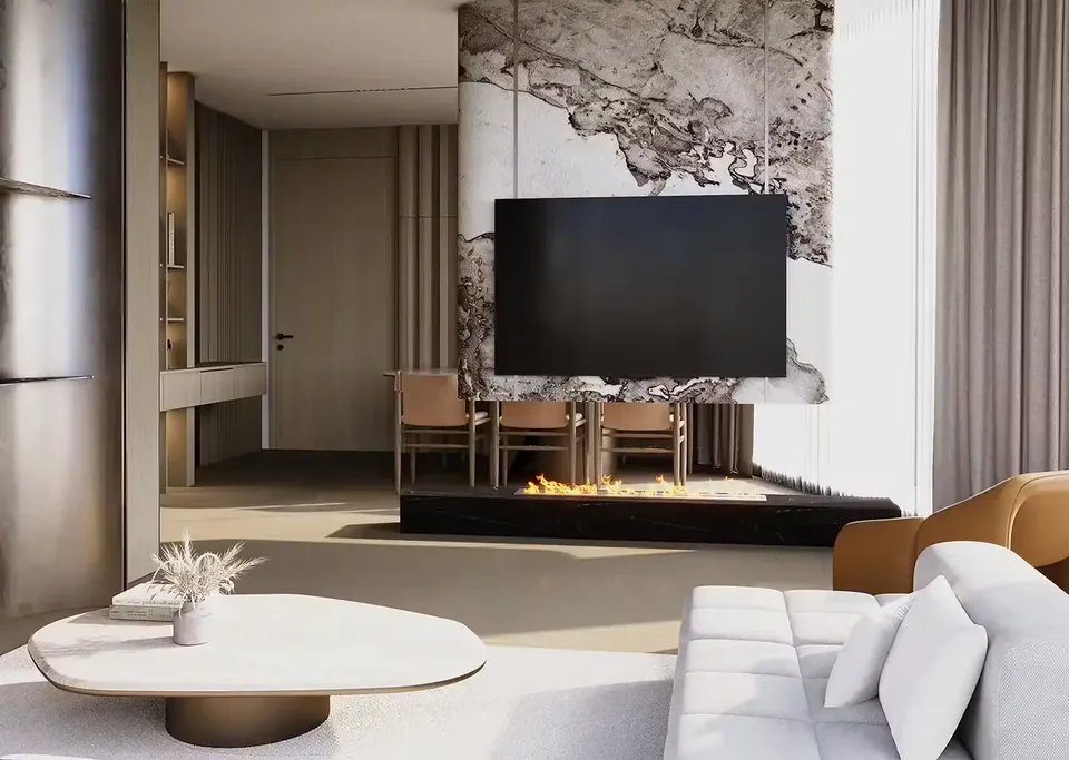 Binghatti Hills: interior living, photo 6 of 12