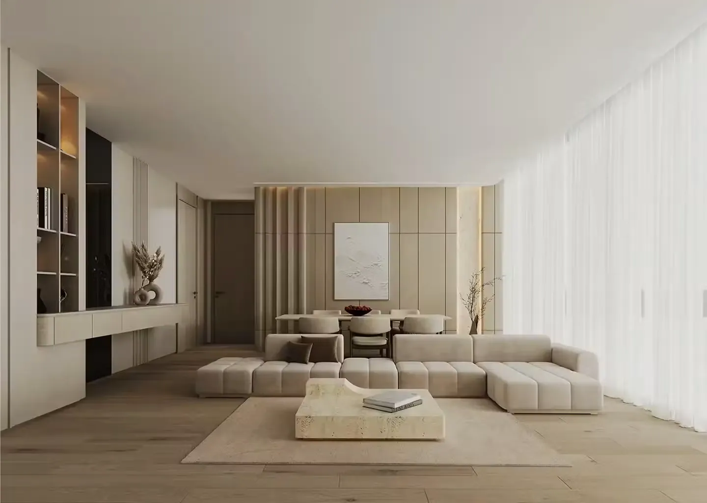 Binghatti Hills: interior living, photo 7 of 12