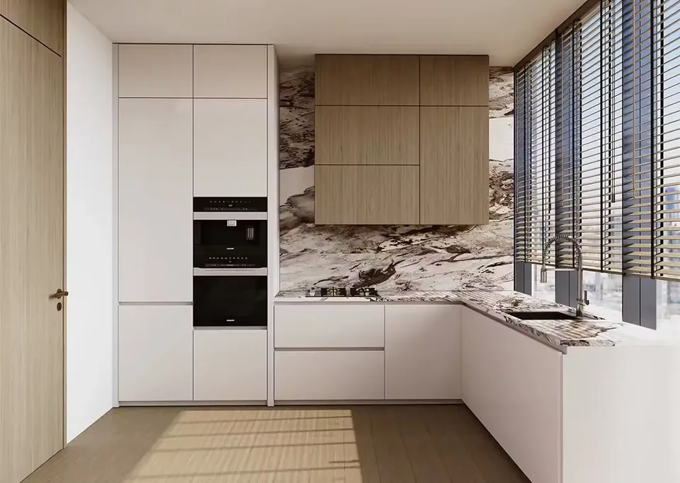 Binghatti Hills: interior kitchen, photo 10 of 12