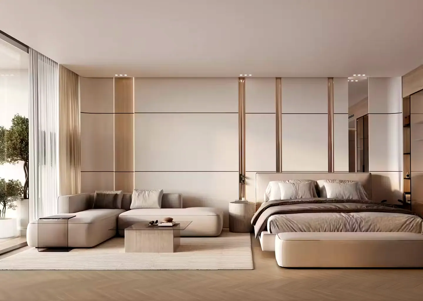 Binghatti Hillviews: interior living, photo 5 of 12