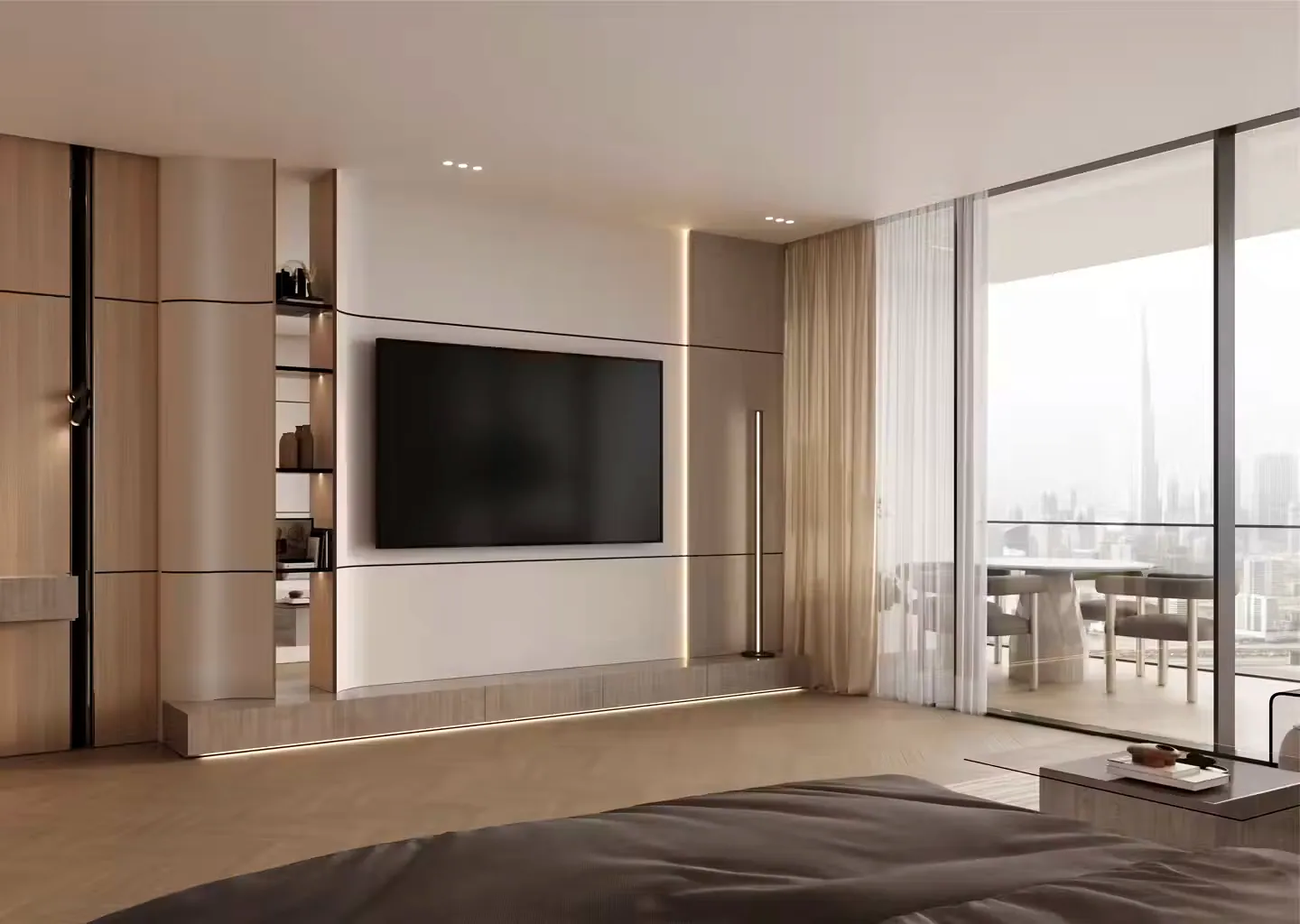 Binghatti Hillviews: interior living, photo 6 of 12