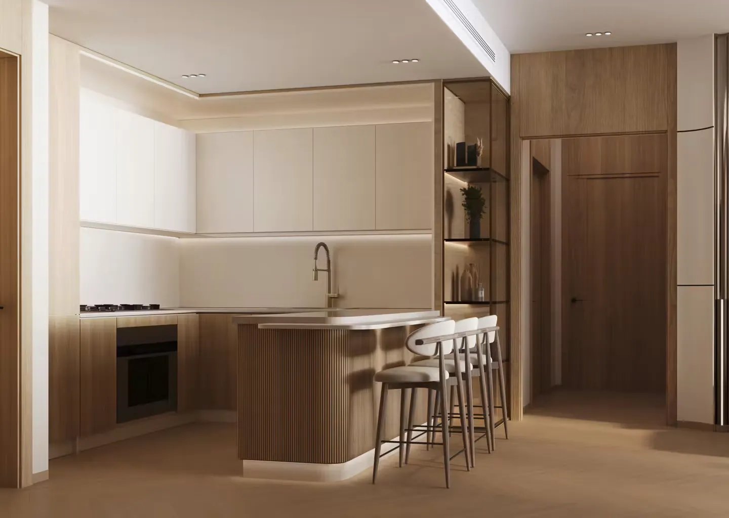 Binghatti Hillviews: interior kitchen, photo 8 of 12