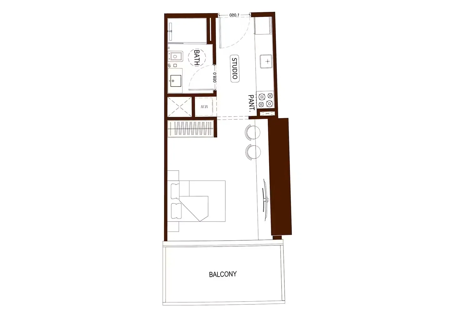 Binghatti Hillviews: floorplan, photo 11 of 12