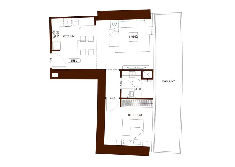 Binghatti Hillviews: floorplan, photo 12 of 12