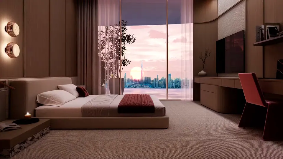 Binghatti Skyblade: interior bedroom, photo 10 of 12