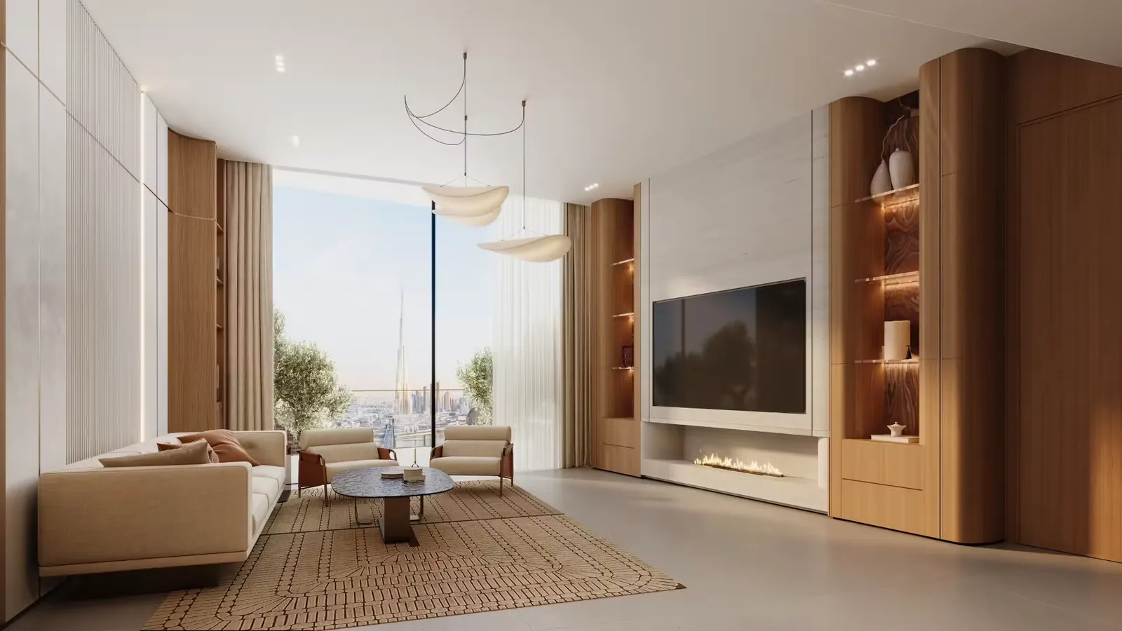 Binghatti Skyflame: interior living, photo 6 of 12