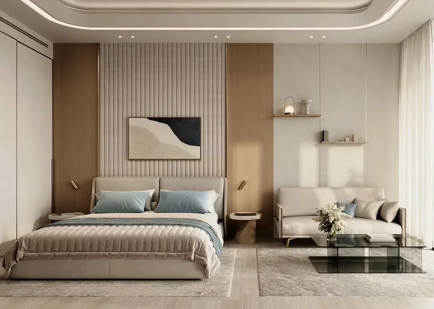 Binghatti Skyhall: interior bedroom, photo 8 of 12