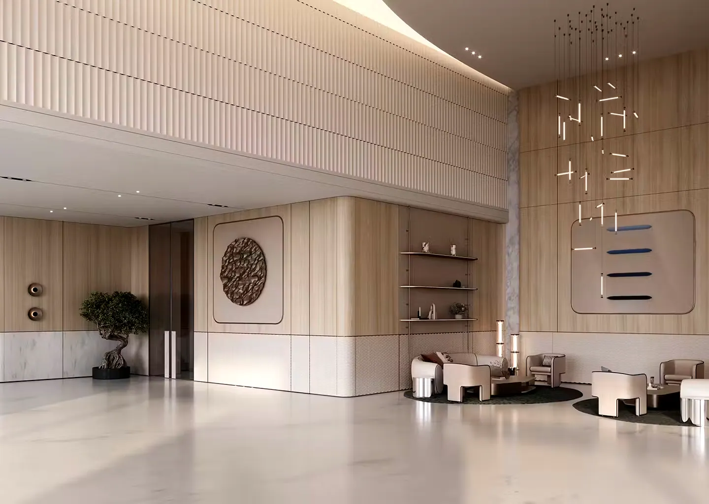 Binghatti Skyrise: interior living, photo 6 of 12