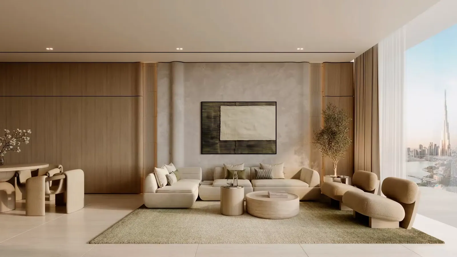 Binghatti Skyterraces: interior living, photo 7 of 12