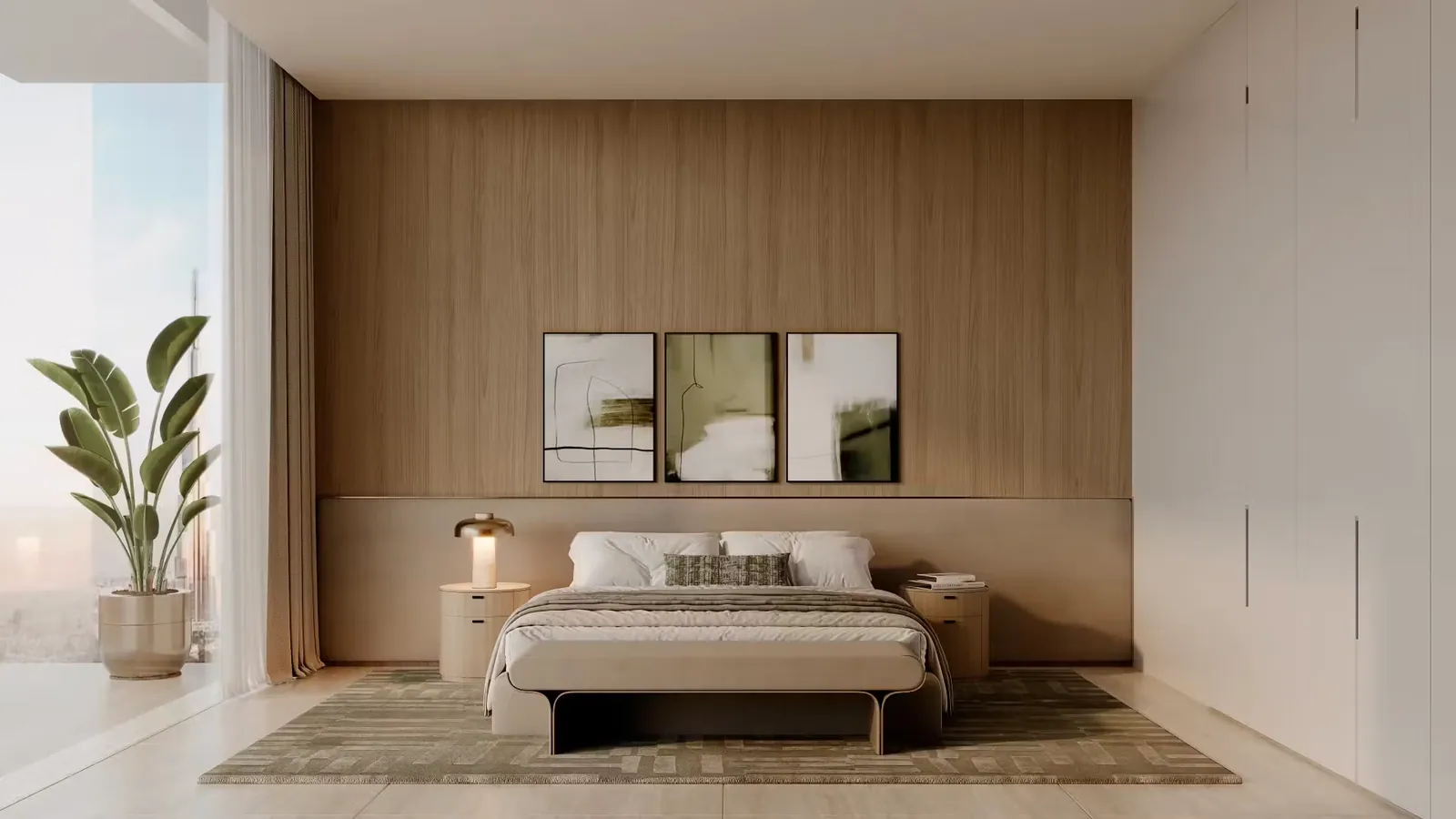 Binghatti Skyterraces: interior bedroom, photo 8 of 12