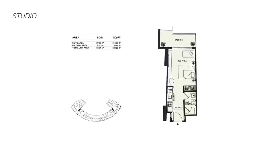 Binghatti Wraith: floorplan, photo 11 of 12