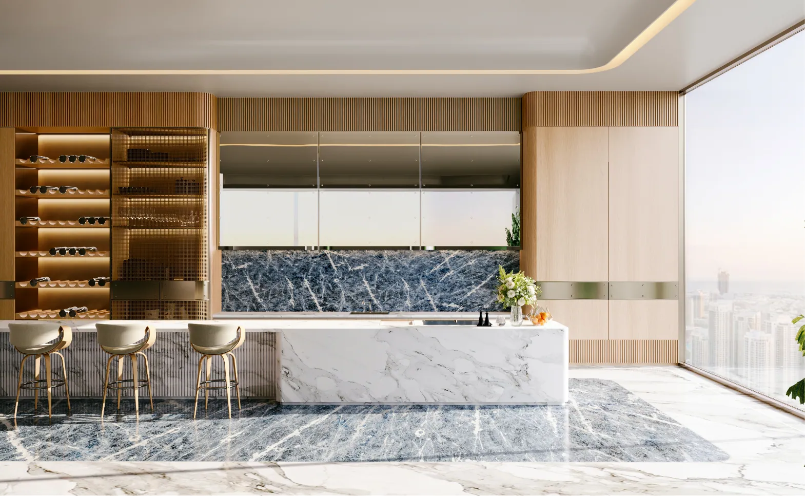 Bugatti Residences by Binghatti: interior living, photo 6 of 9