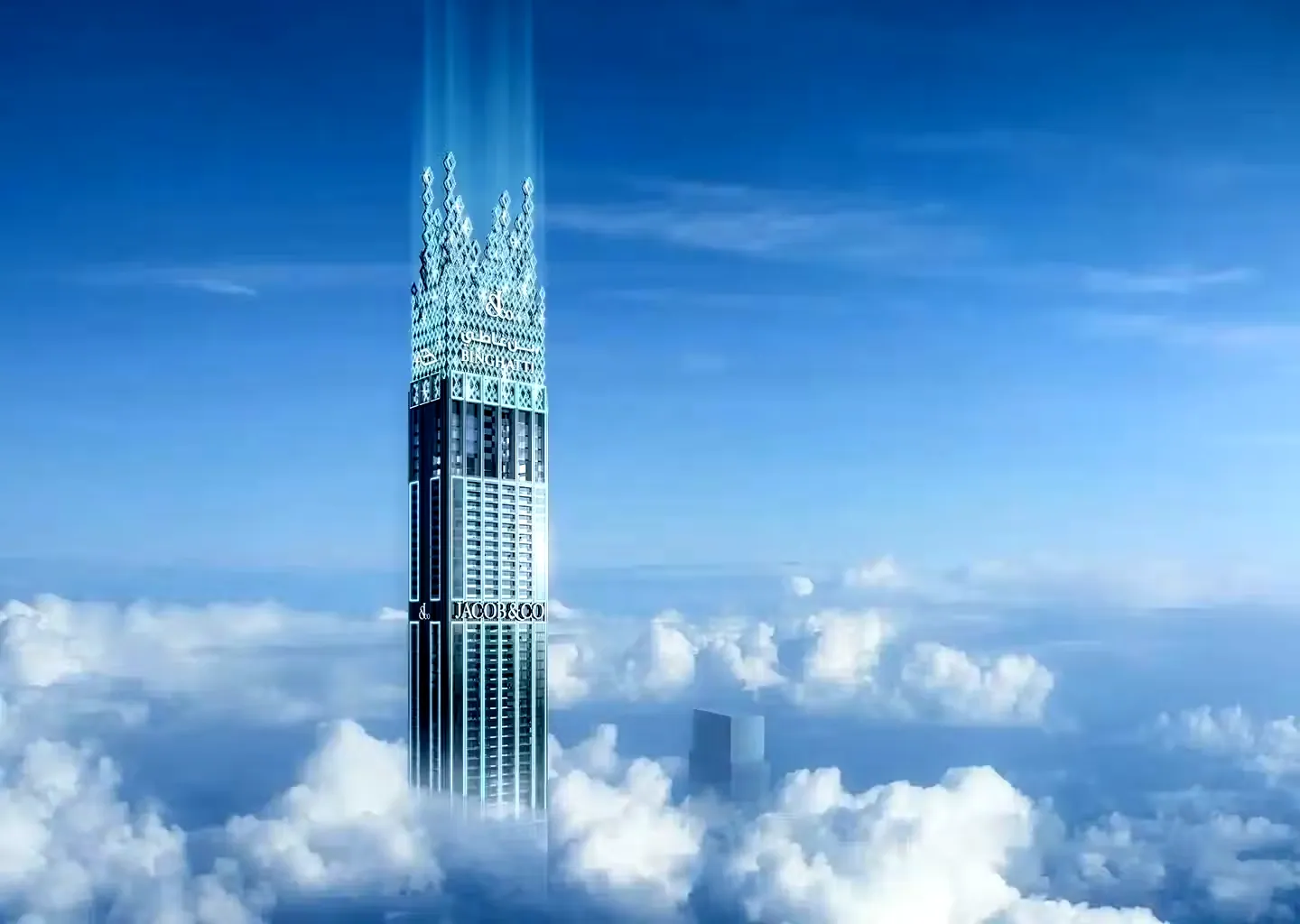 Burj Binghatti Jacob & Co Residences: exterior, photo 1 of 12