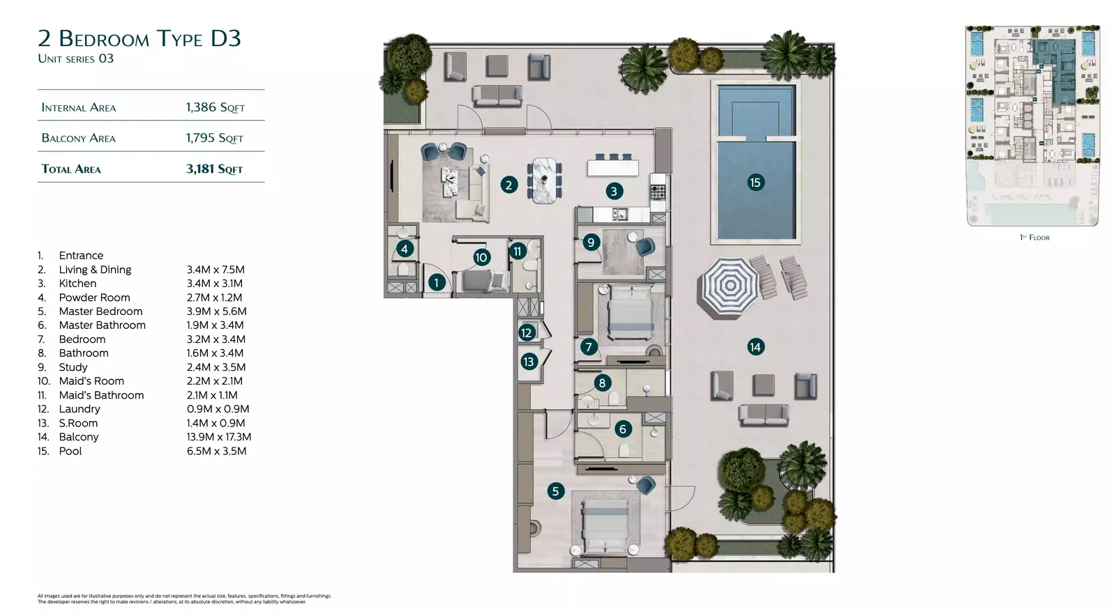 Flora Shore: floorplan, photo 3 of 4