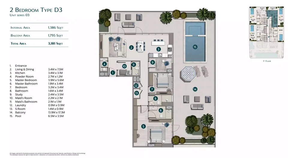 Flora Shore: floorplan, photo 3 of 4