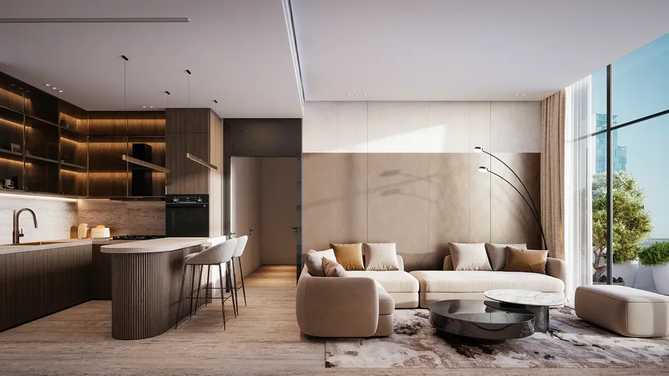 Allura Residences: interior living, photo 3 of 12