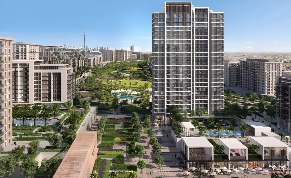 Hyde Residences Dubai Hills: aerial, photo 2 of 12