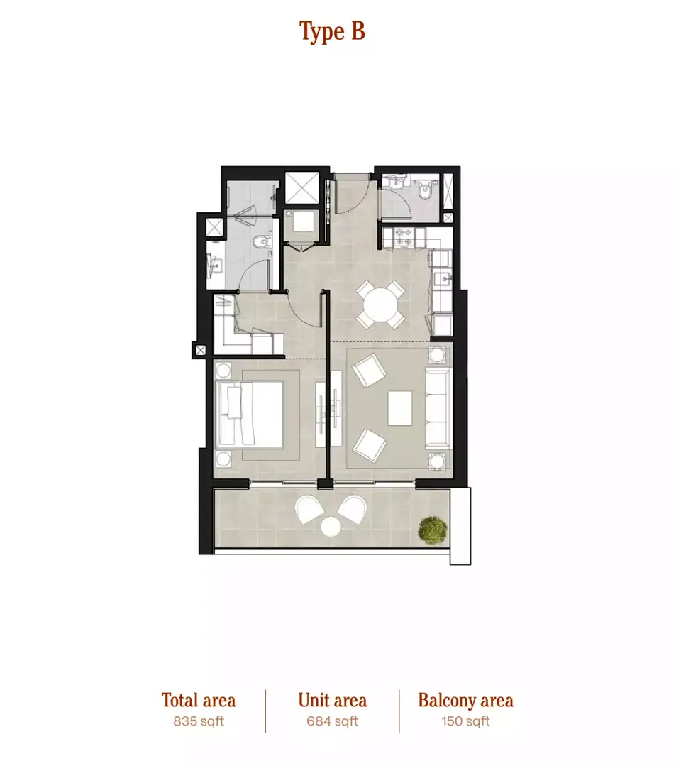 Hyde Residences Dubai Hills: floorplan, photo 11 of 12