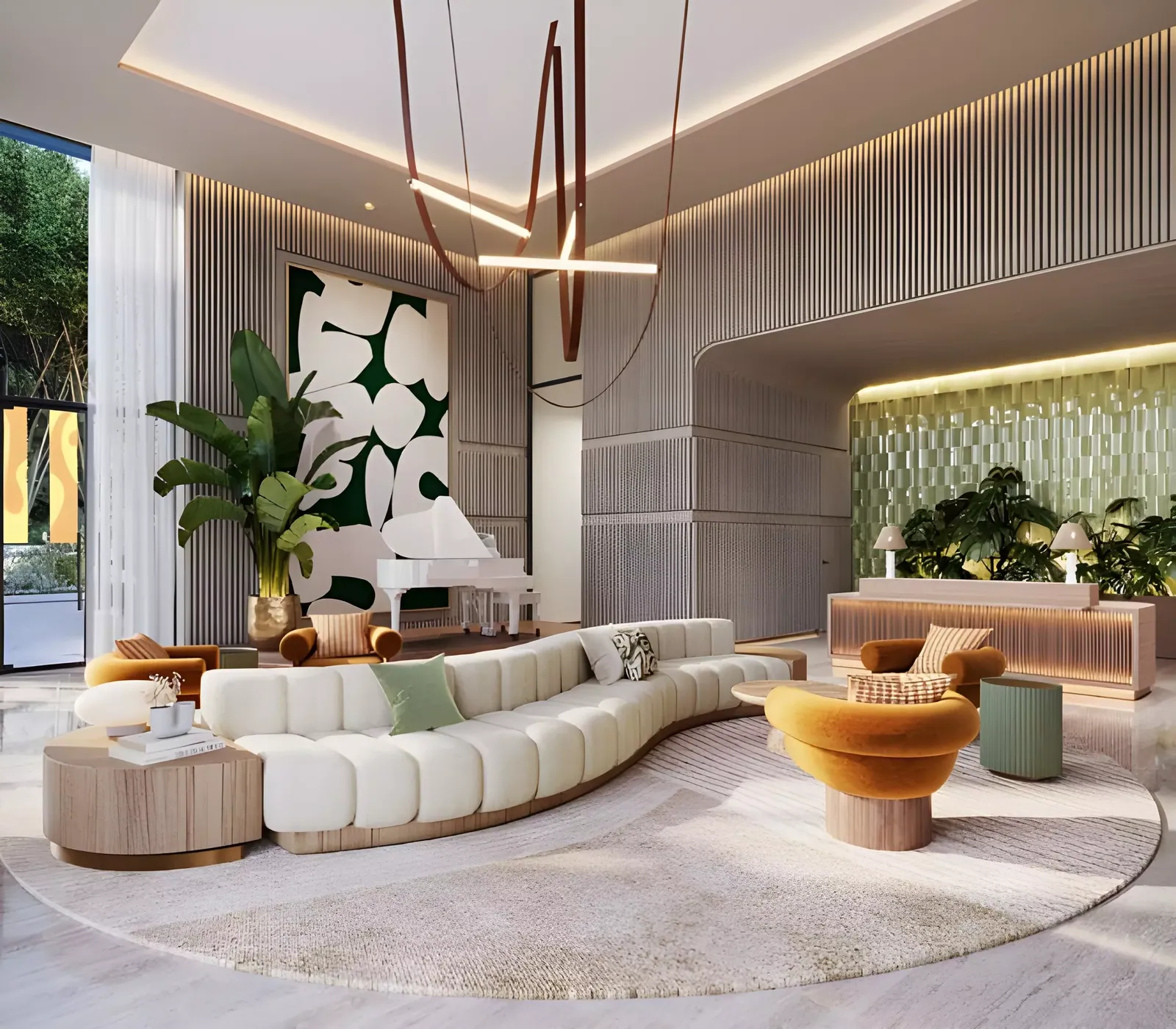Hyde Residences: interior living, photo 8 of 12