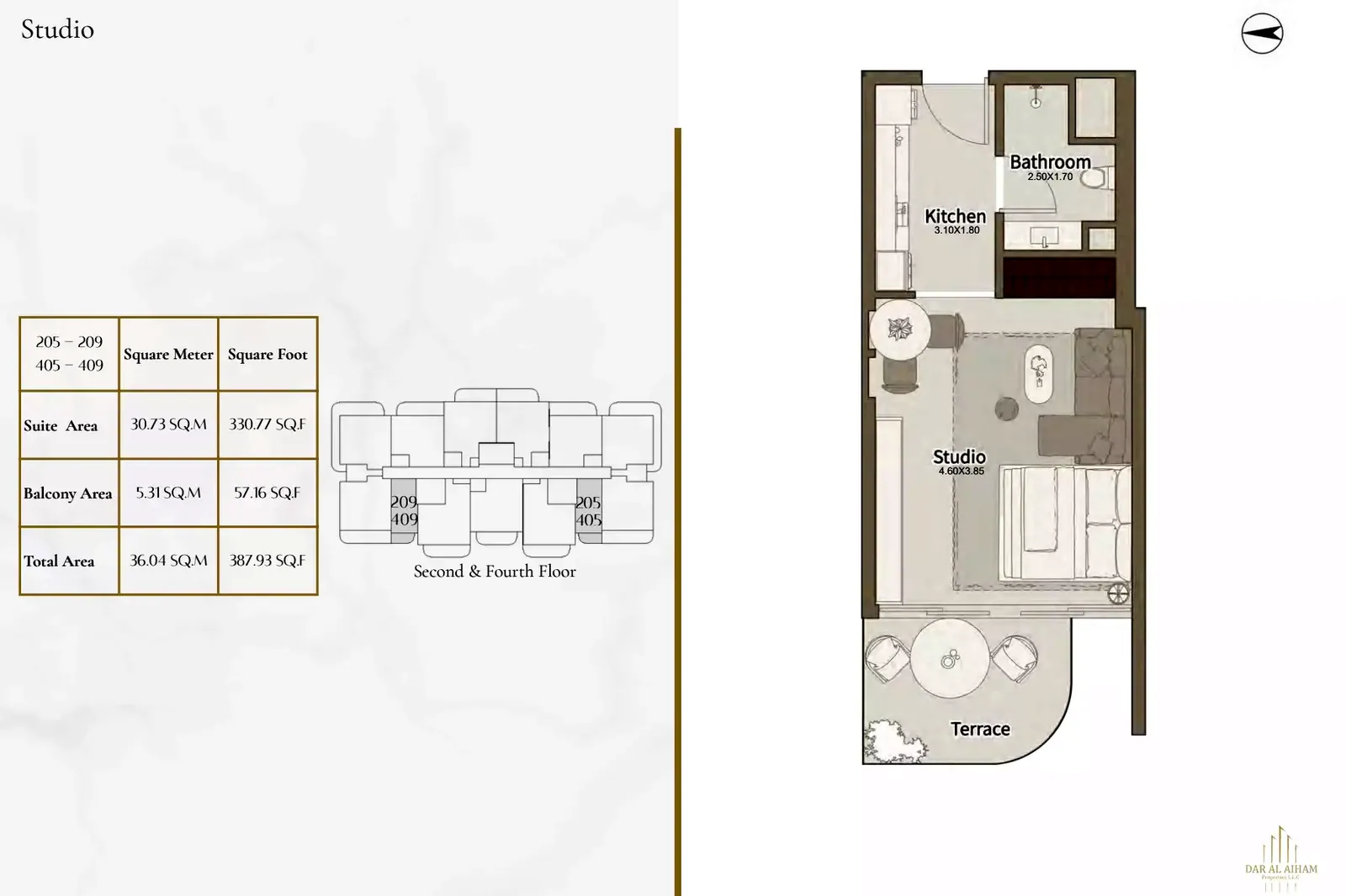 Dar Al Aiham One: floorplan, photo 7 of 7
