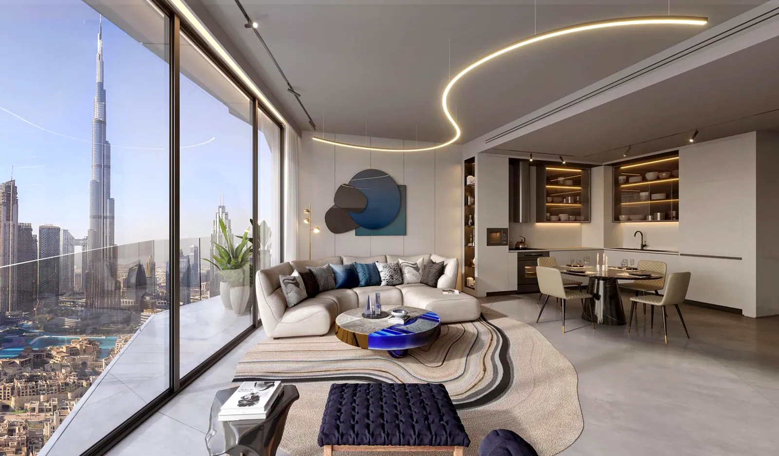 W Residences Downtown Dubai: interior living, photo 8 of 12