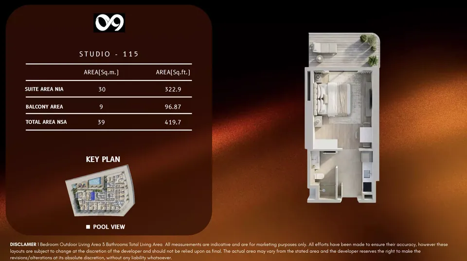 09 Life Residences: floorplan, photo 5 of 6