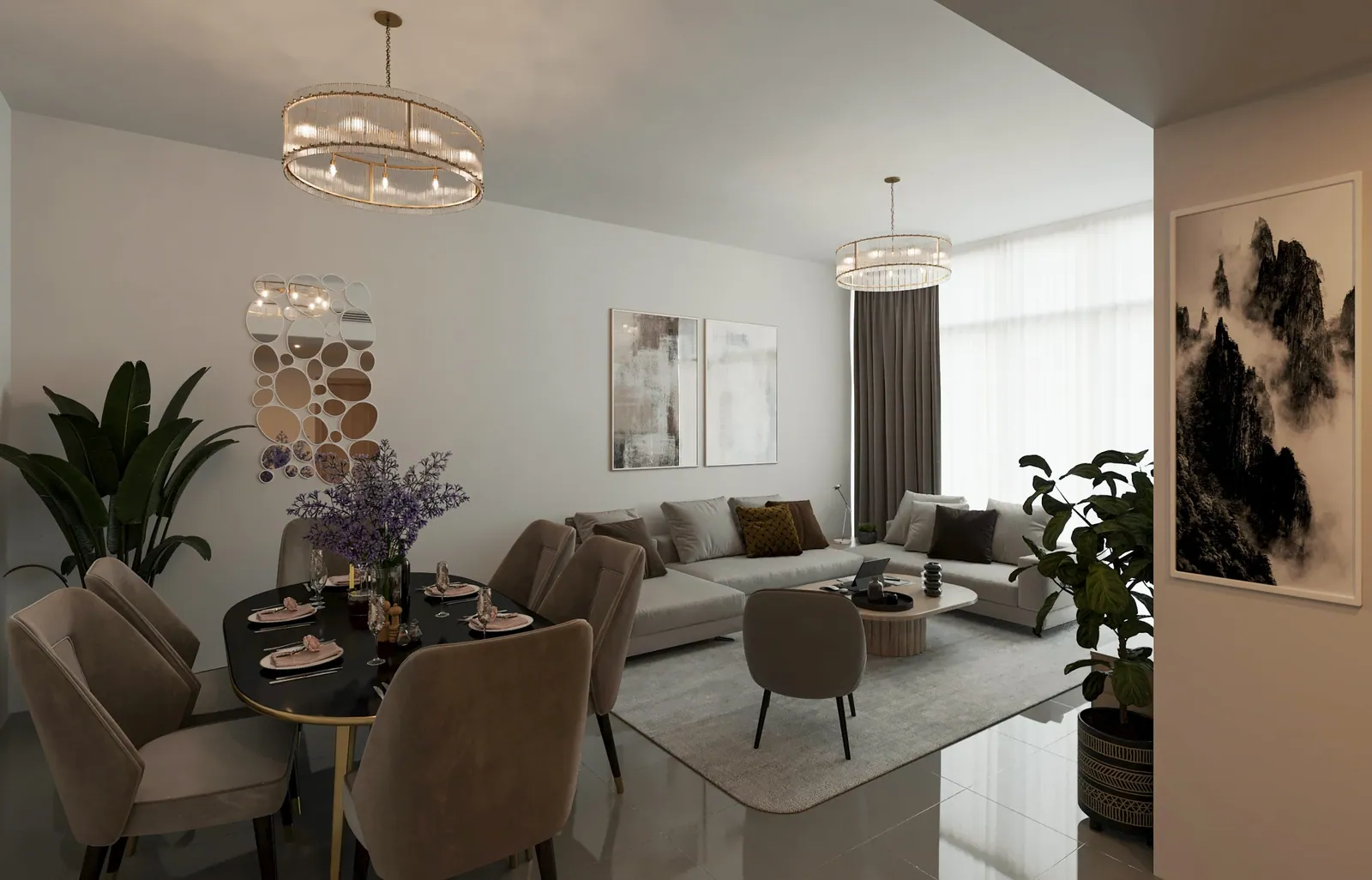 Violet Tower: interior living, photo 4 of 5