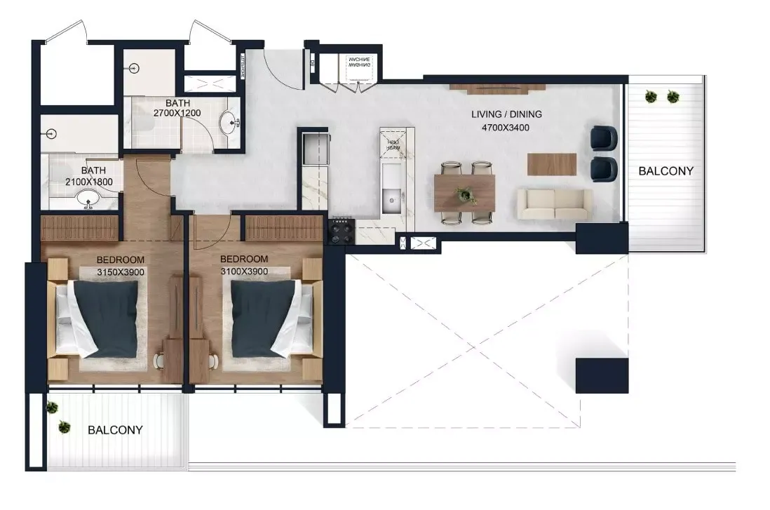 Alfal Residence: floorplan, photo 9 of 10