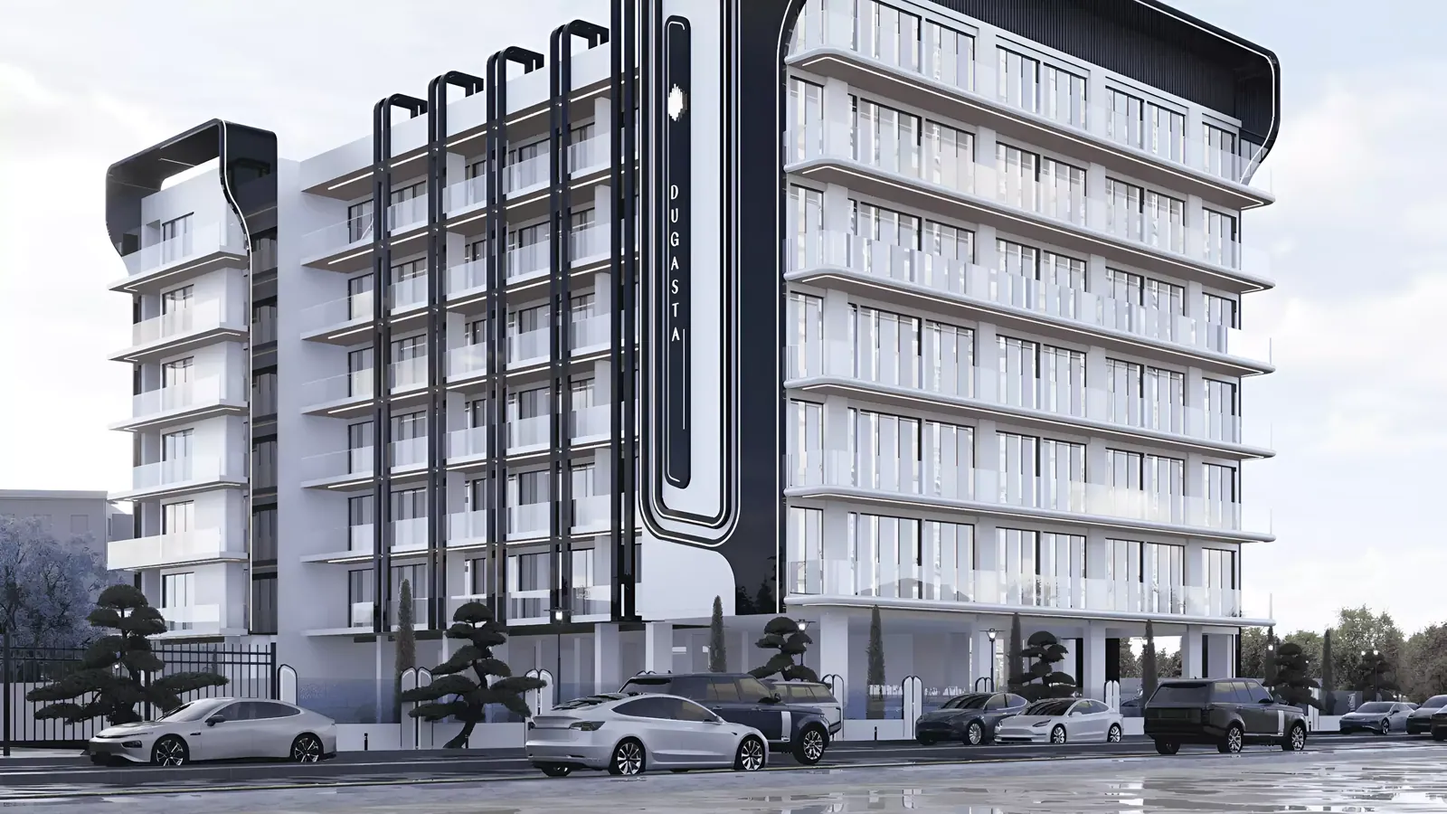 Al Haseen Residences 3: exterior, photo 1 of 3