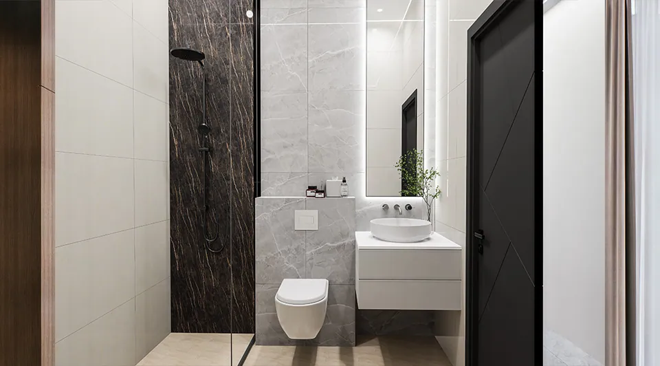 Al Haseen Residences 4: interior bathroom, photo 5 of 6