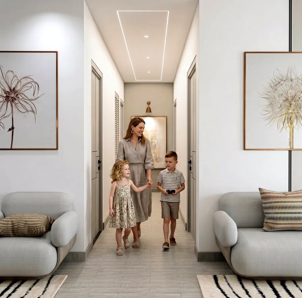 Al Haseen Residences 5: interior living, photo 6 of 12