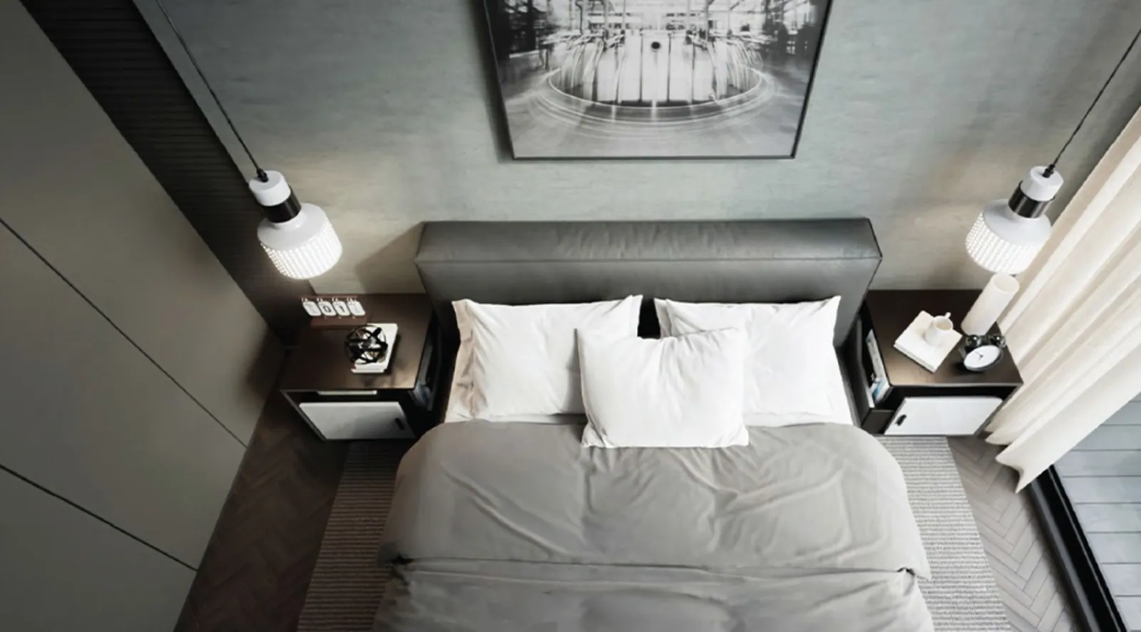 Terra Tower: interior bedroom, photo 6 of 8