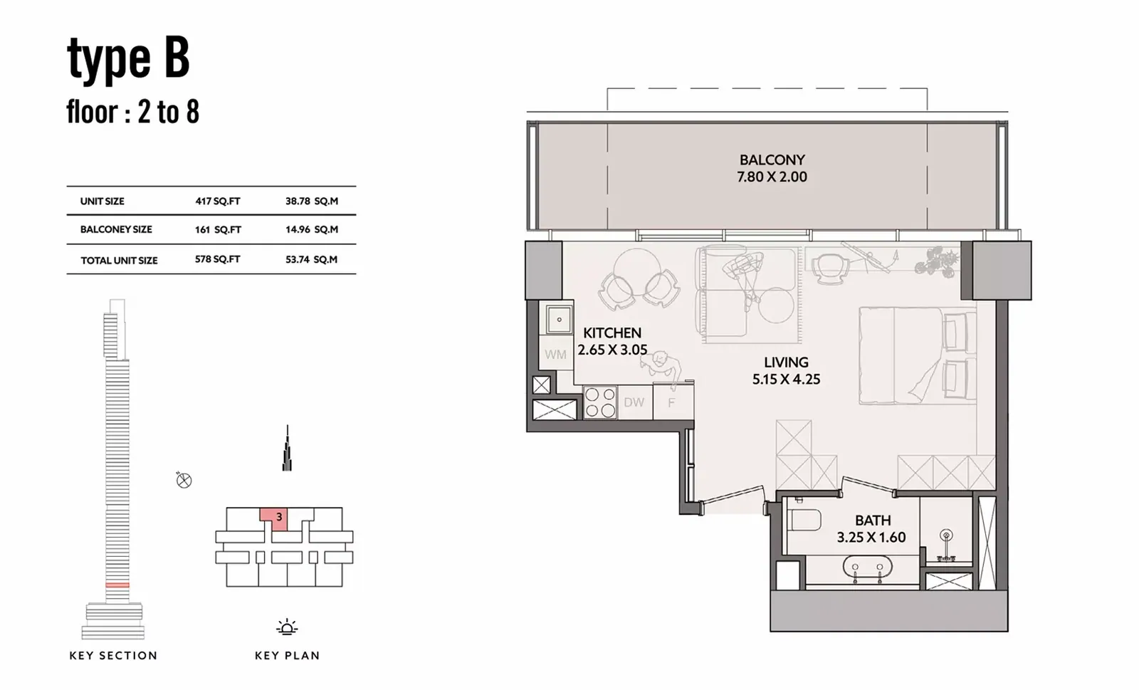25hours Heimat Residences Downtown Dubai: floorplan, photo 11 of 12