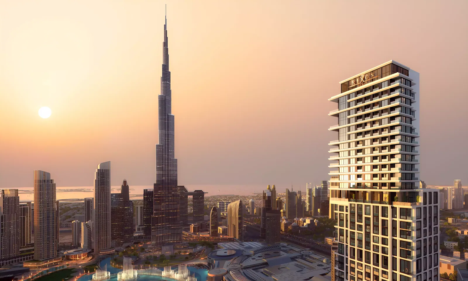 Rixos Financial Center Road Dubai Residences: aerial, photo 4 of 11