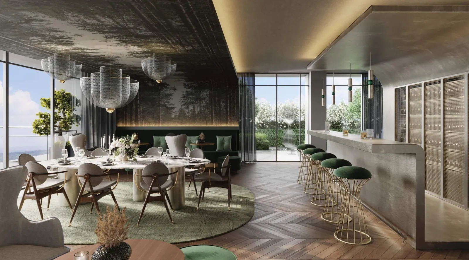 The Crestmark: interior living, photo 4 of 12