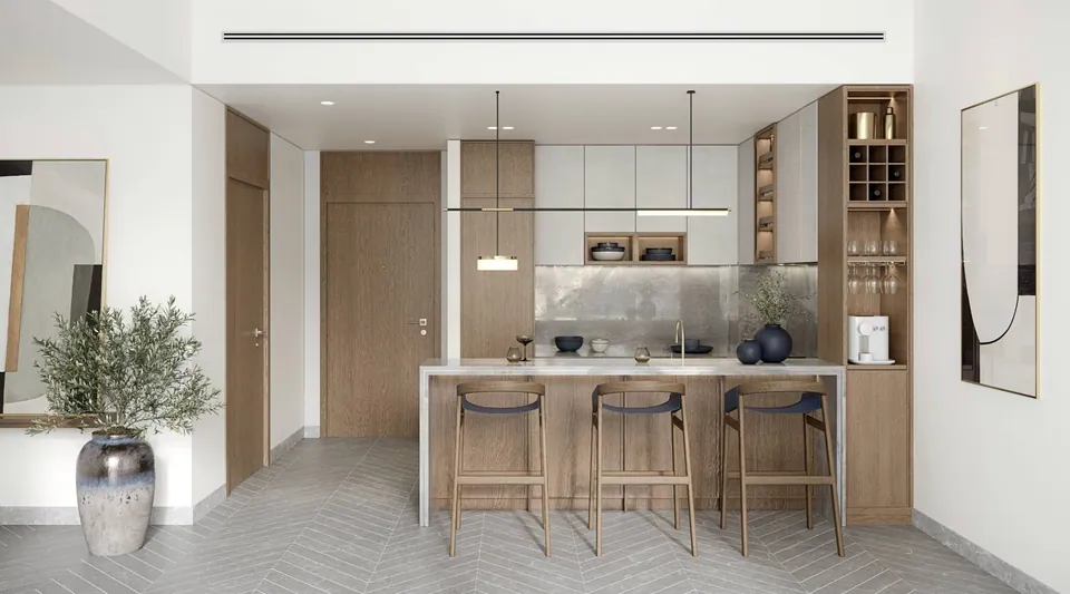 The Crestmark: interior kitchen, photo 7 of 12