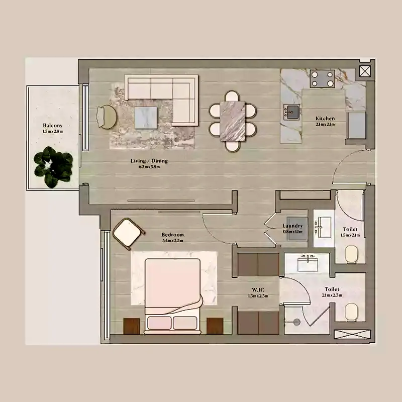 Émerge Residences: floorplan, photo 6 of 9