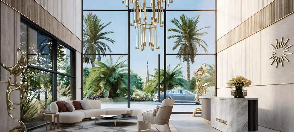 Émerge Residences: interior living, photo 9 of 9