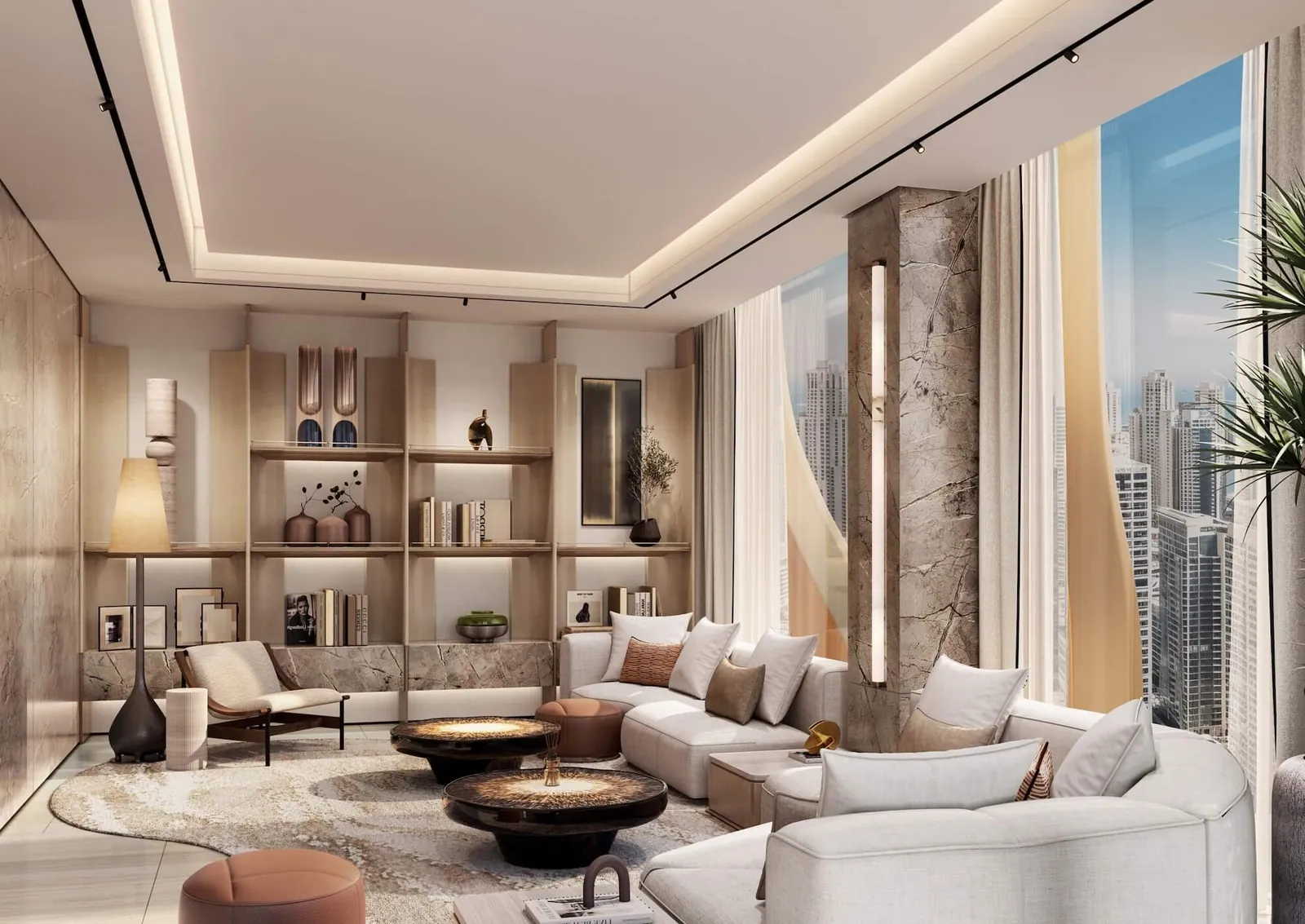 Hilton Residences Dubai JLT: interior living, photo 6 of 12