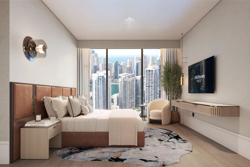 Hilton Residences Dubai JLT: interior bedroom, photo 12 of 12