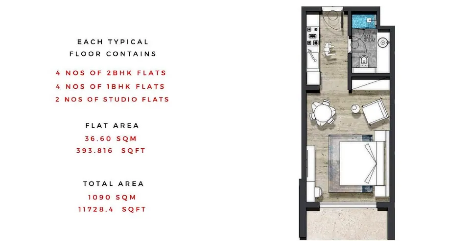 Ermax Residences: floorplan, photo 10 of 12