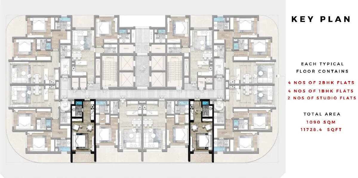 Ermax Residences: floorplan, photo 11 of 12