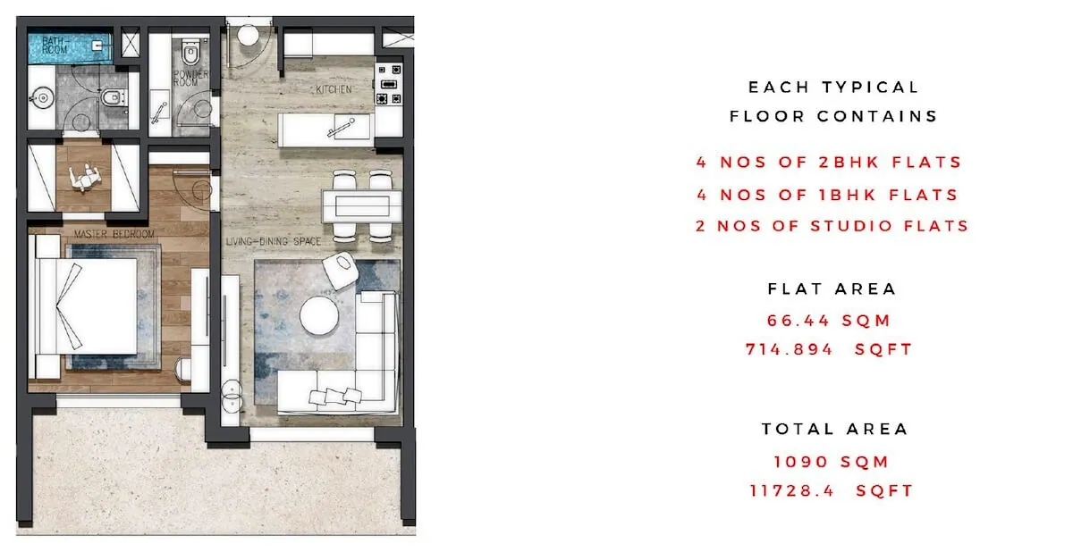 Ermax Residences: floorplan, photo 12 of 12